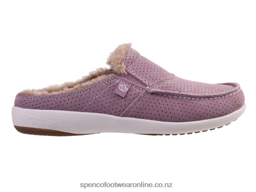 Women Spenco Footwear Siesta Plush Slide 426V8T699 Elderberry