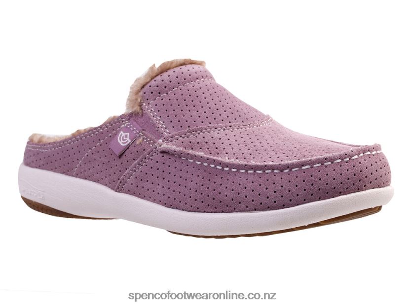 Women Spenco Footwear Siesta Plush Slide 426V8T699 Elderberry