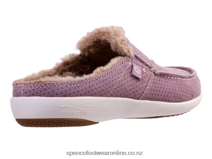 Women Spenco Footwear Siesta Plush Slide 426V8T699 Elderberry