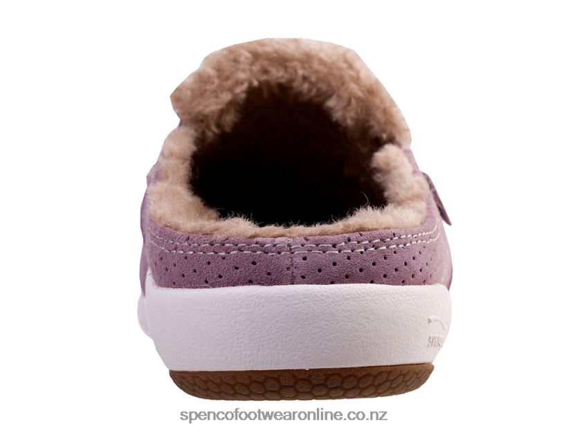 Women Spenco Footwear Siesta Plush Slide 426V8T699 Elderberry