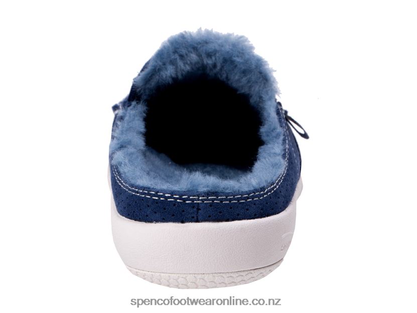 Women Spenco Footwear Siesta Plush Slide 426V8T700 Midnight Blue