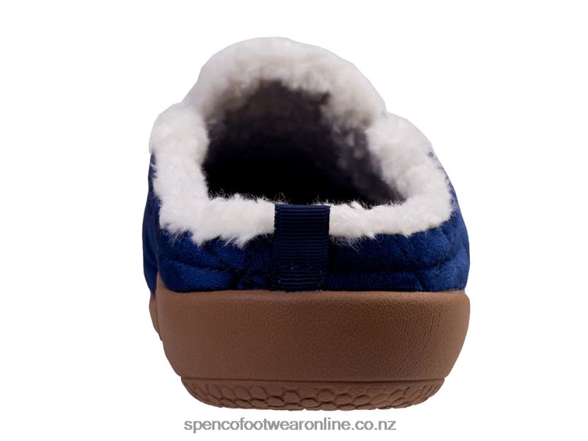 Women Spenco Footwear Velveteen Slipper 426V8T714 Navy
