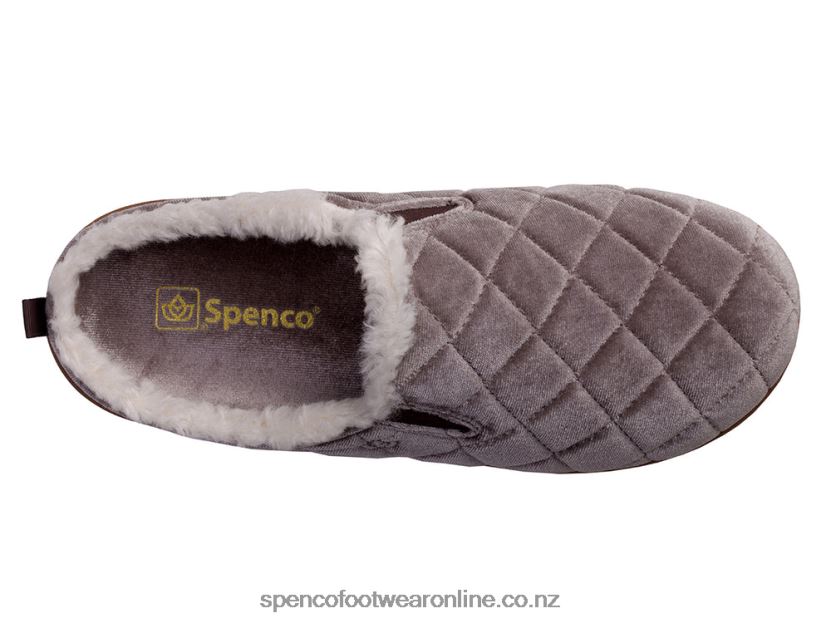 Women Spenco Footwear Velveteen Slipper 426V8T718 Deep Teal