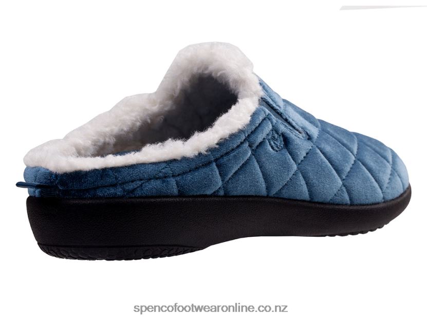 Women Spenco Footwear Velveteen Slipper 426V8T718 Deep Teal
