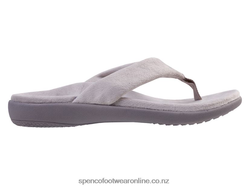 Women Spenco Footwear Victoria Cozy 426V8T707 Grey