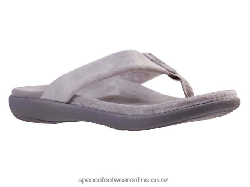 Women Spenco Footwear Victoria Cozy 426V8T707 Grey
