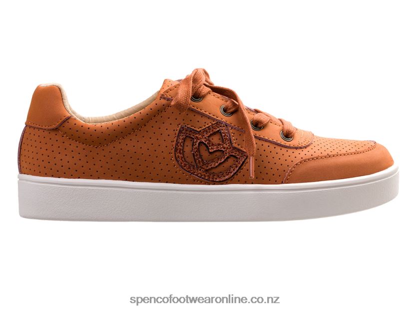 Women Spenco Footwear Belmont Sneaker 426V8T375 Rust