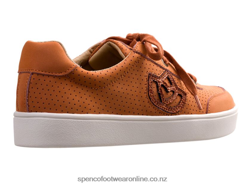 Women Spenco Footwear Belmont Sneaker 426V8T375 Rust