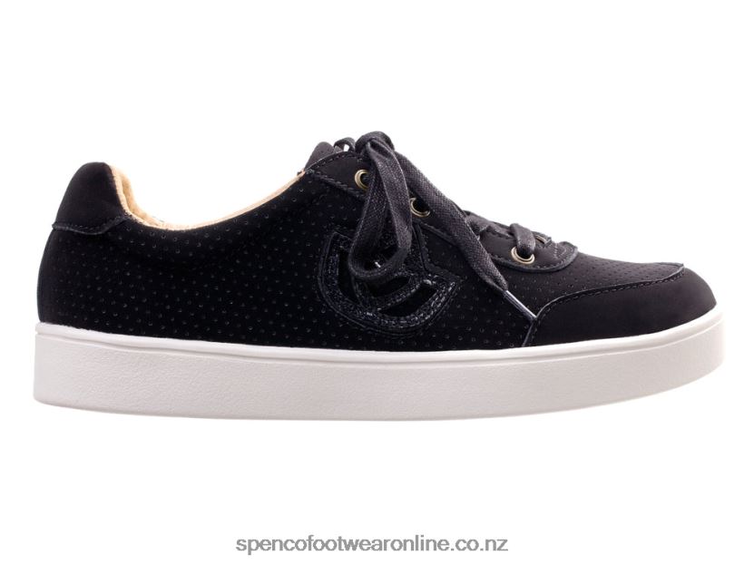 Women Spenco Footwear Belmont Sneaker 426V8T377 Black