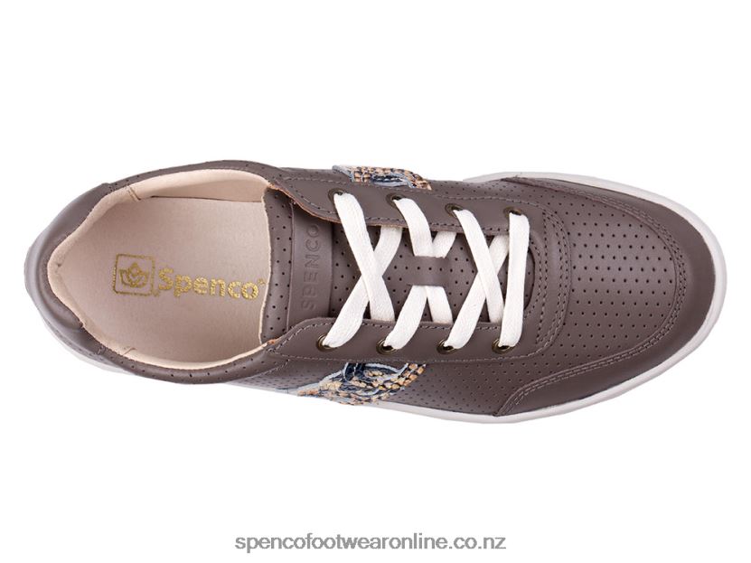 Women Spenco Footwear Cambridge Sneaker 426V8T545 Iron Gate