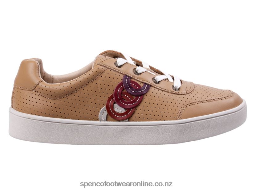Women Spenco Footwear Cambridge Sneaker 426V8T547 Tan