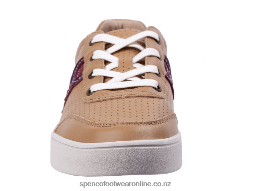 Women Spenco Footwear Cambridge Sneaker 426V8T547 Tan