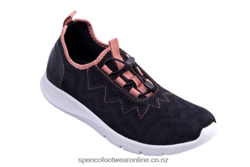Women Spenco Footwear Chelsea Sneaker - 2020 426V8T632 Black-Rose
