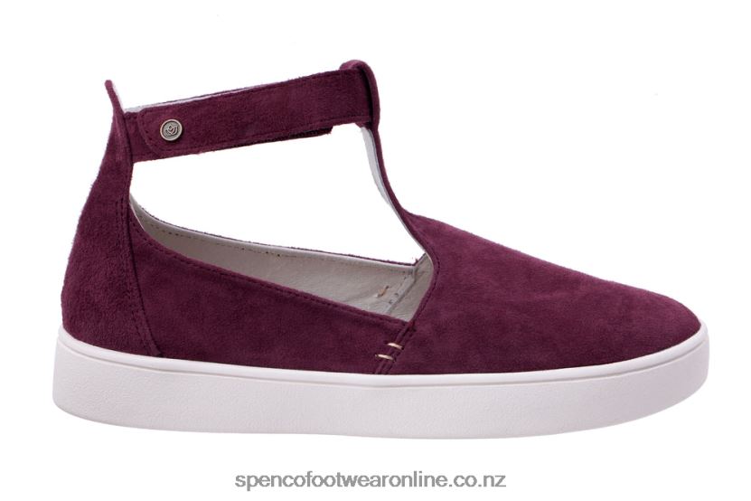 Women Spenco Footwear Indigo Sneaker - Classic 426V8T582 Burgundy