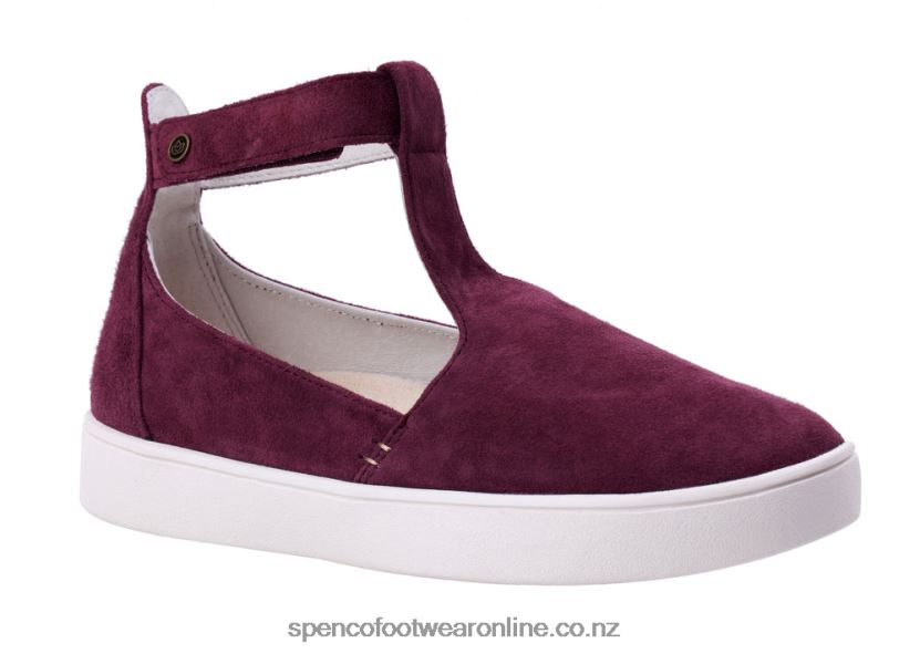 Women Spenco Footwear Indigo Sneaker - Classic 426V8T582 Burgundy