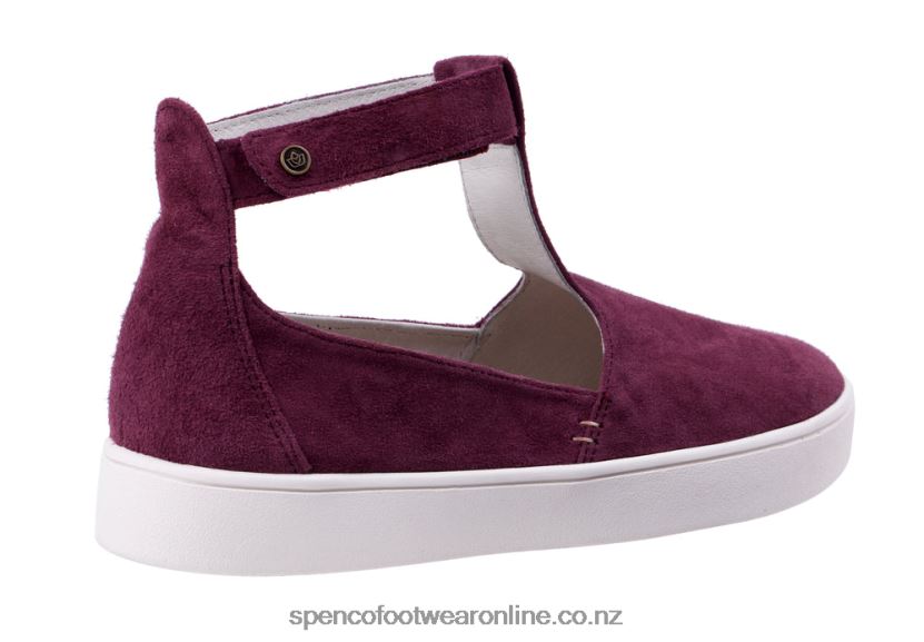 Women Spenco Footwear Indigo Sneaker - Classic 426V8T582 Burgundy
