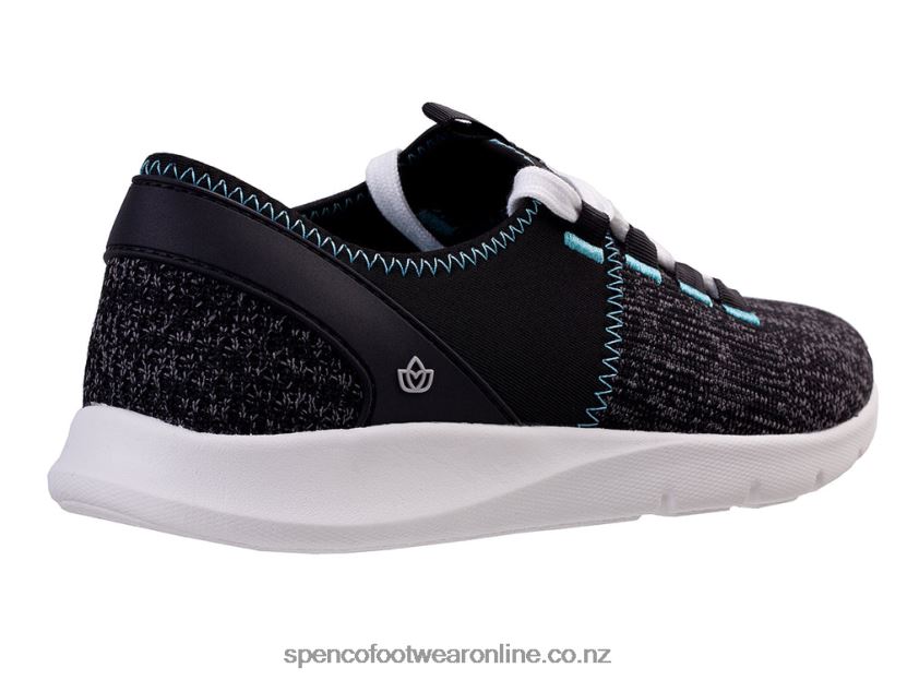 Women Spenco Footwear Kelsey Sneaker Classic 426V8T452 Black