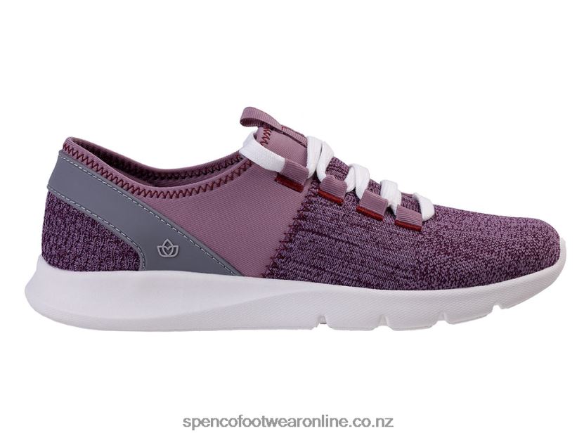 Women Spenco Footwear Kelsey Sneaker Classic 426V8T453 Elderberry