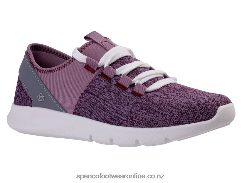 Women Spenco Footwear Kelsey Sneaker Classic 426V8T453 Elderberry