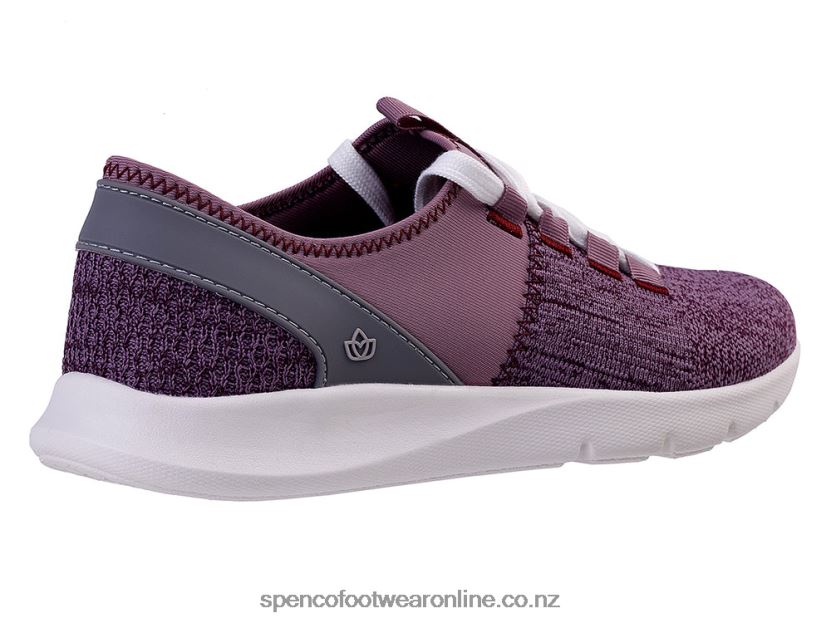 Women Spenco Footwear Kelsey Sneaker Classic 426V8T453 Elderberry
