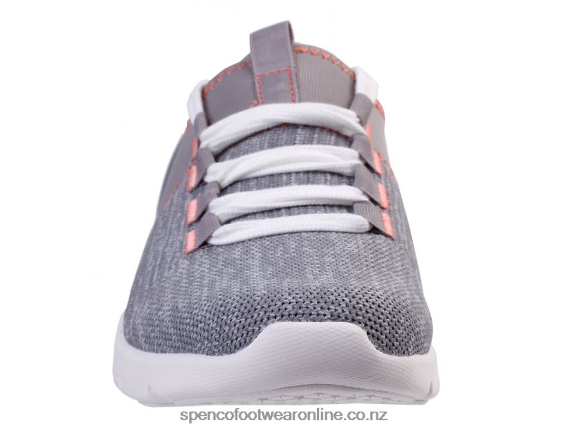 Women Spenco Footwear Kelsey Sneaker Classic 426V8T454 Grey