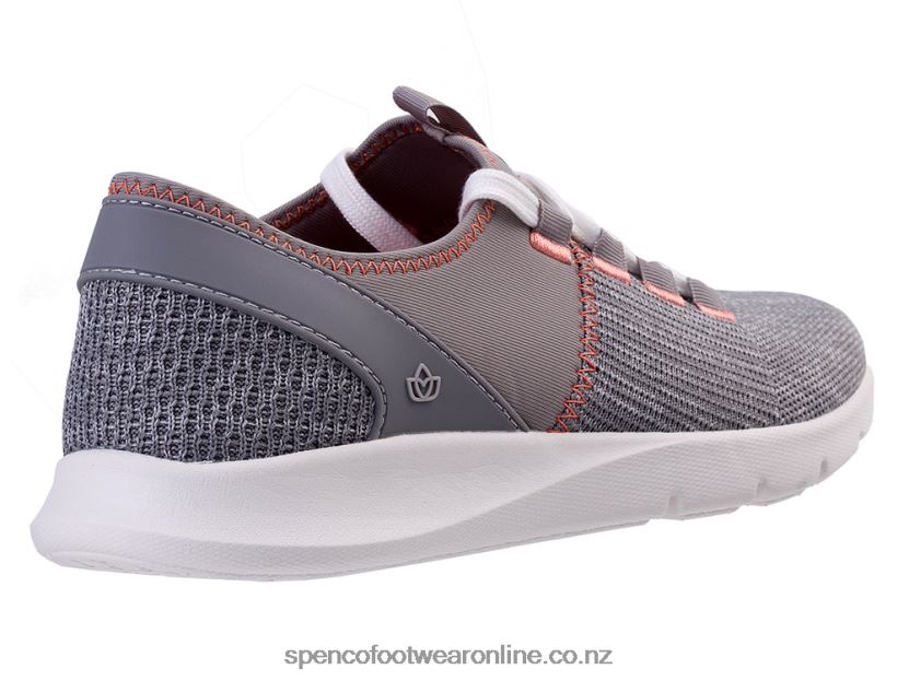 Women Spenco Footwear Kelsey Sneaker Classic 426V8T454 Grey