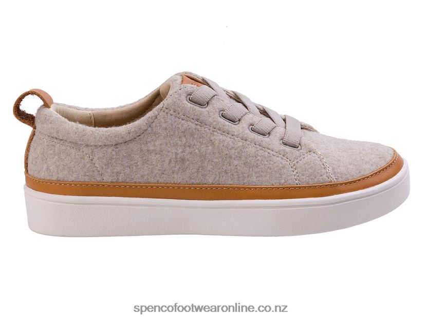 Women Spenco Footwear Malibu Wool Sneaker 426V8T379 Grey Morn
