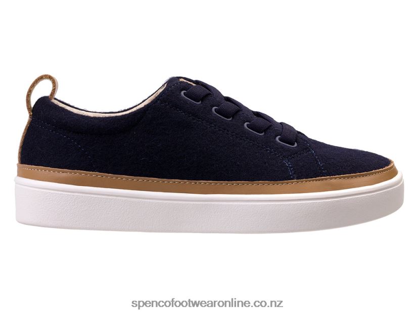 Women Spenco Footwear Malibu Wool Sneaker 426V8T380 Navy