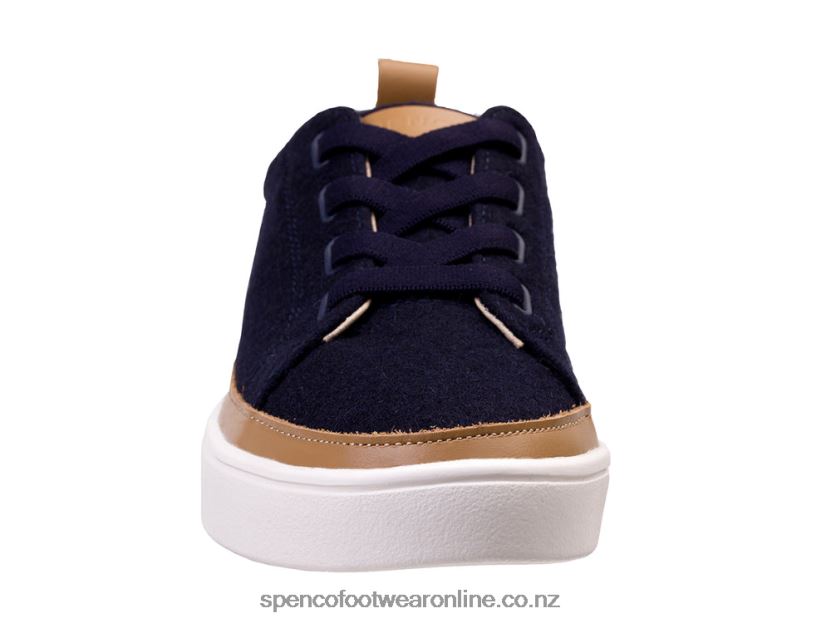 Women Spenco Footwear Malibu Wool Sneaker 426V8T380 Navy