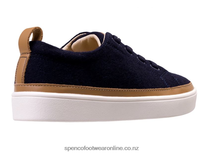 Women Spenco Footwear Malibu Wool Sneaker 426V8T380 Navy