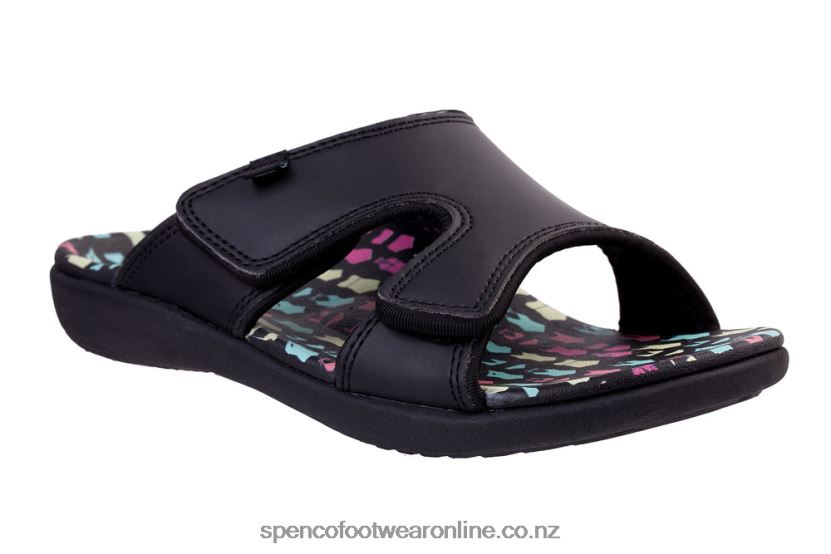 Women Spenco Footwear Kholo Beach Slide 426V8T184 Black