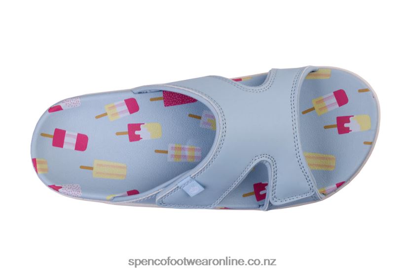 Women Spenco Footwear Kholo Beach Slide 426V8T186 Navy