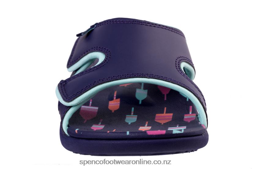 Women Spenco Footwear Kholo Beach Slide 426V8T186 Navy