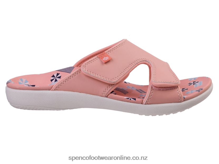Women Spenco Footwear Kholo Beach Slide 426V8T187 Pink