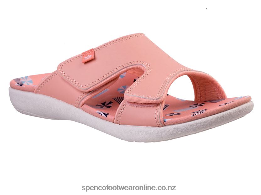 Women Spenco Footwear Kholo Beach Slide 426V8T187 Pink