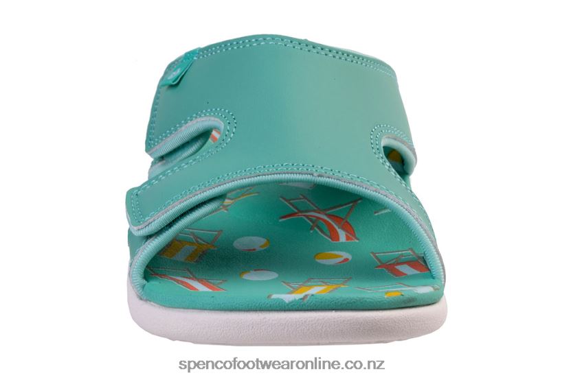 Women Spenco Footwear Kholo Beach Slide 426V8T188 Teal