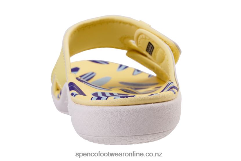Women Spenco Footwear Kholo Beach Slide 426V8T189 Yellow