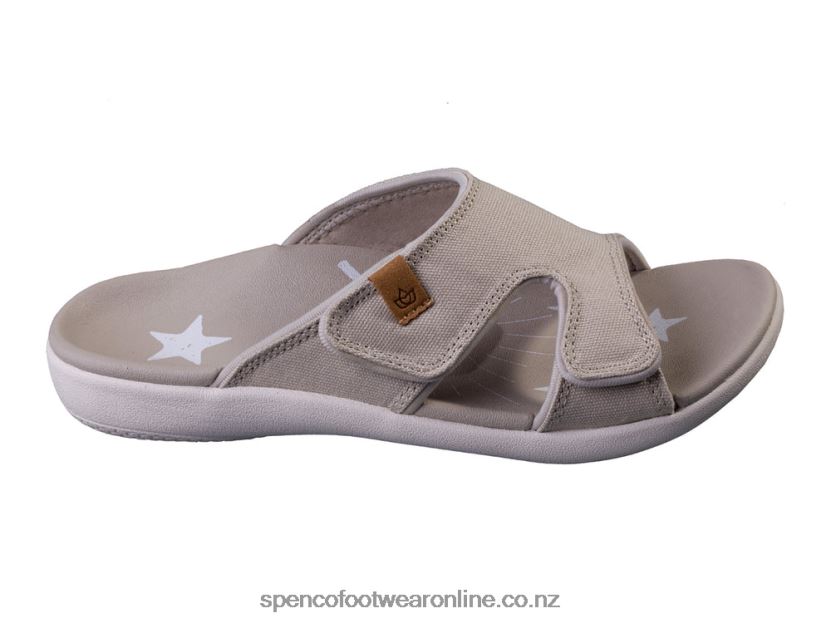 Women Spenco Footwear Kholo Believe 426V8T203 Grey Morn