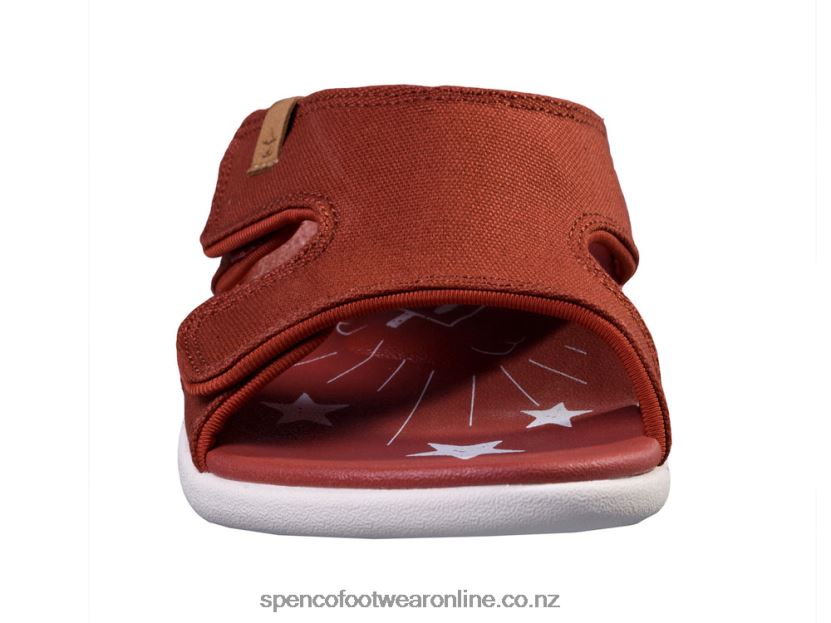 Women Spenco Footwear Kholo Believe 426V8T205 Red Ochre