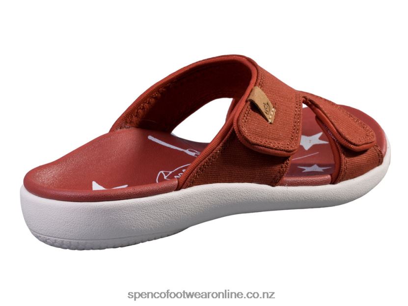 Women Spenco Footwear Kholo Believe 426V8T205 Red Ochre