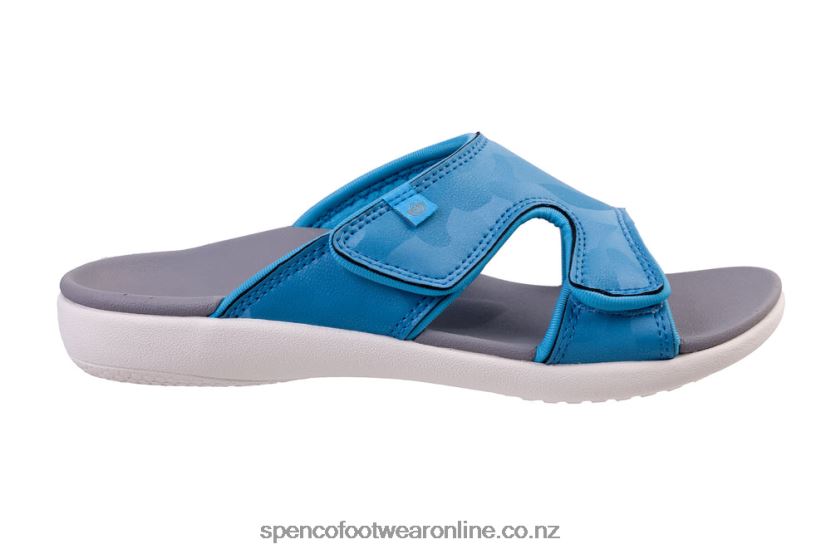 Women Spenco Footwear Kholo Camo Slide 426V8T165 Blue