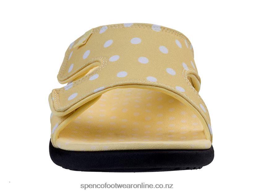 Women Spenco Footwear Kholo Dot 426V8T194 Yellow