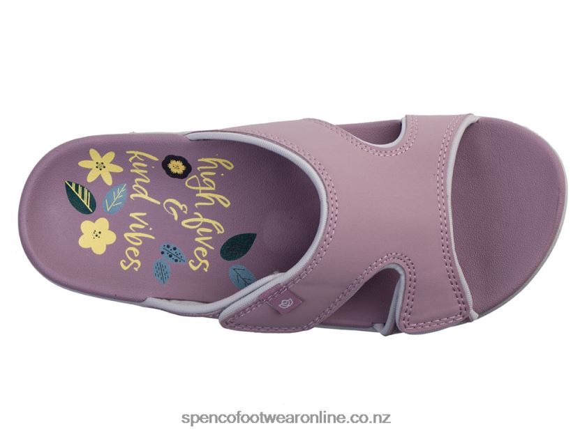 Women Spenco Footwear Kholo High Fives 426V8T210 Bittersweet