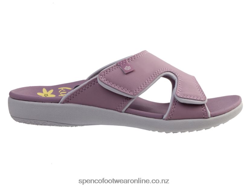 Women Spenco Footwear Kholo High Fives 426V8T213 Elderberry