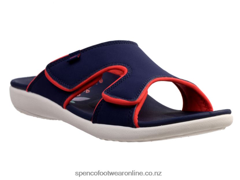 Women Spenco Footwear Kholo High Fives 426V8T214 Peacoat