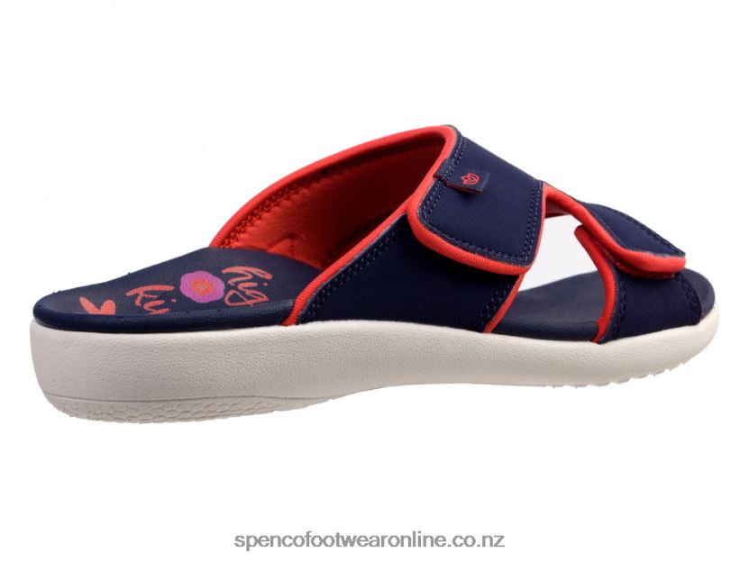 Women Spenco Footwear Kholo High Fives 426V8T214 Peacoat