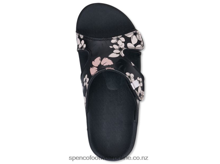 Women Spenco Footwear Kholo Luau 426V8T181 Black