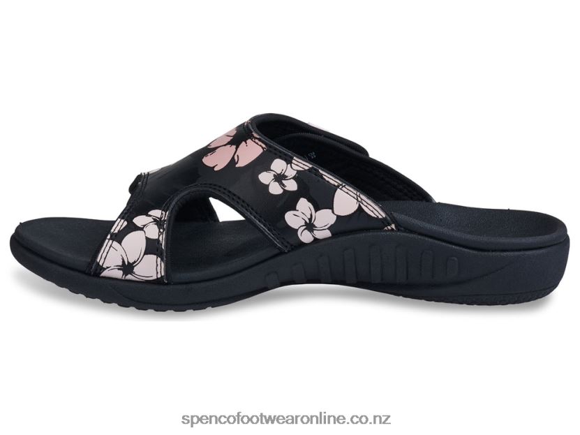 Women Spenco Footwear Kholo Luau 426V8T181 Black