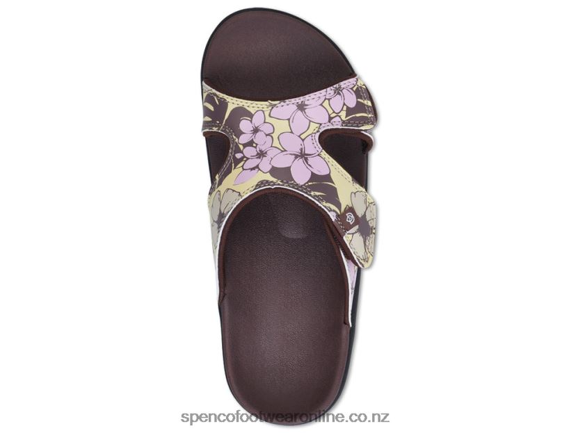 Women Spenco Footwear Kholo Luau 426V8T183 French Roast