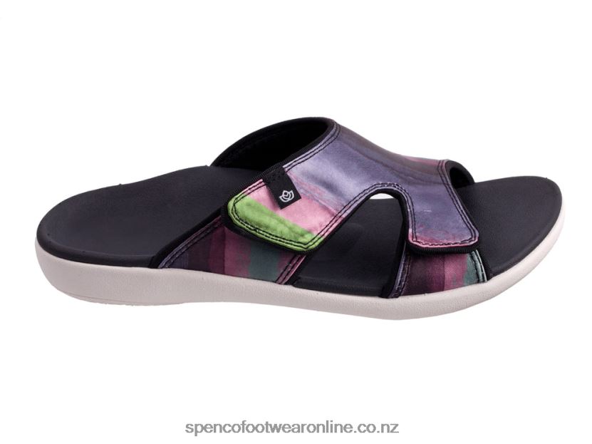 Women Spenco Footwear Kholo Monet 426V8T171 Black